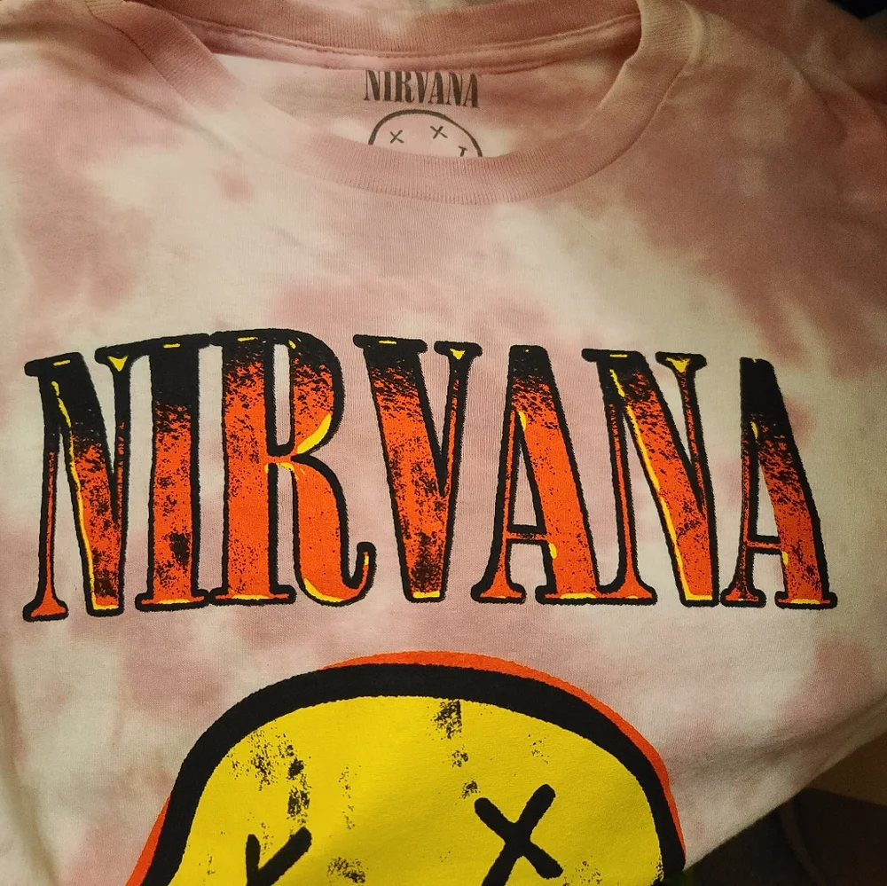 Nirvana tie dye pink. Unisex - Picture 3 of 4